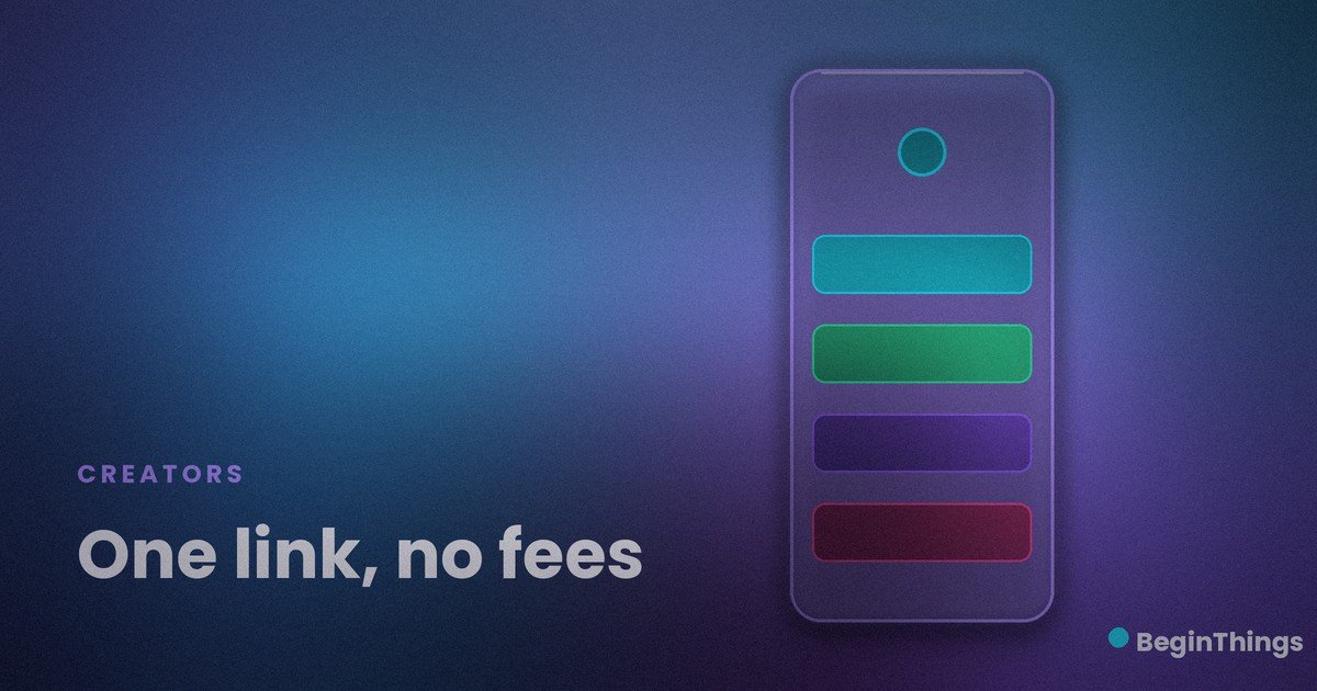 One link, no fees