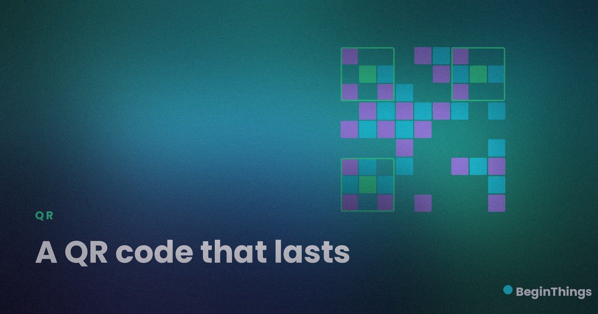 A QR code that lasts