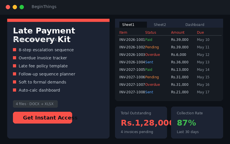 Late Payment Recovery Kit preview